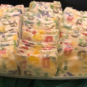 I am selling a bunch of size one pampers in the brand of hello bello